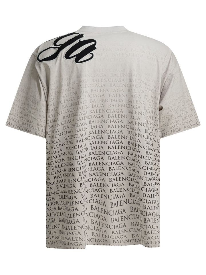 Balenciaga Big B T-shirts - Bianco | 17dda0eefe16644127f37a3feacb4a306c10292d
