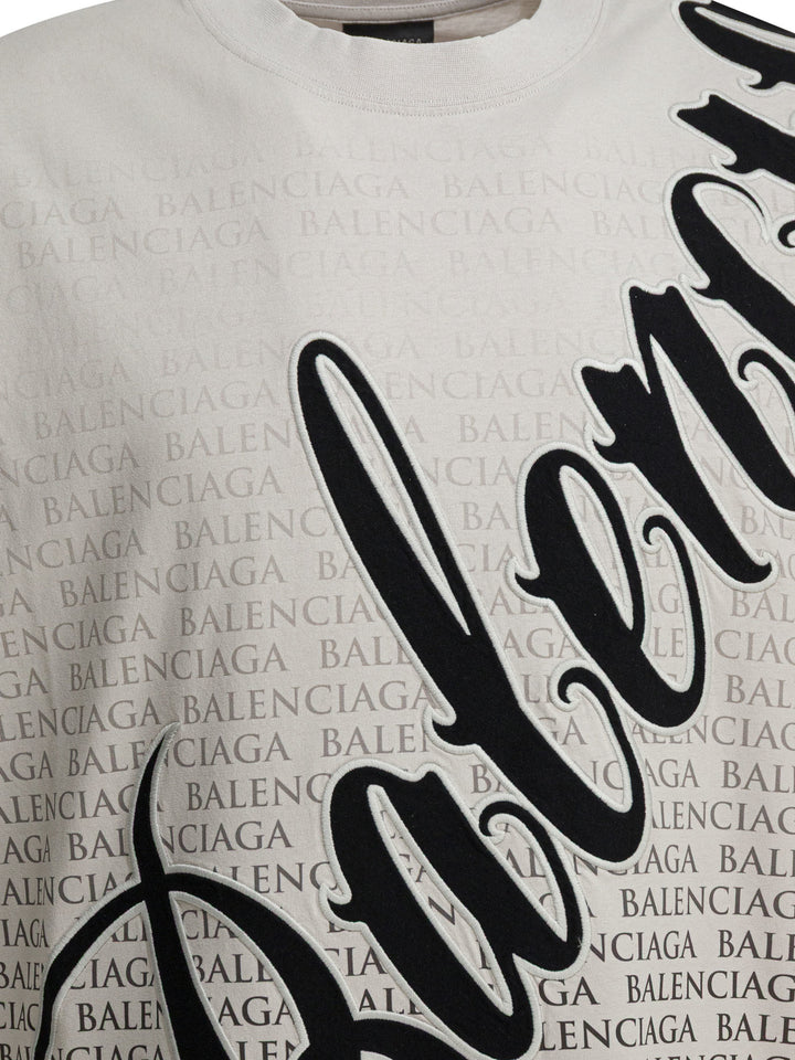 Balenciaga Big B T-shirts - Bianco | 54b882d0b338e9a1b5a576e29d949ae3b0e6687c