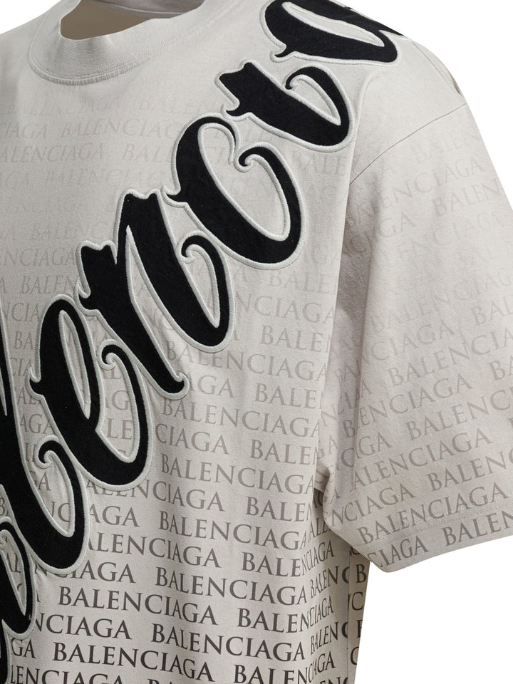 Balenciaga Big B T-shirts - Bianco | a6054e1980b9938ea4ff22267e49f4daa2f1618c