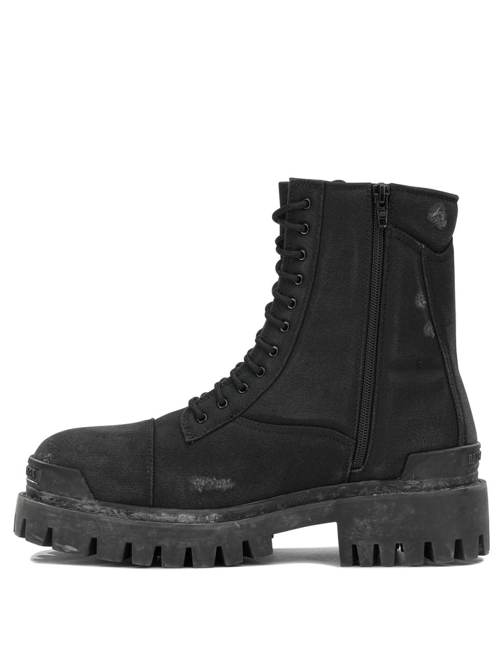 Balenciaga Combat Strike Boots and Ankle Boots - Nero | bf07a587d8919367112b0f66057ba091cb301b13
