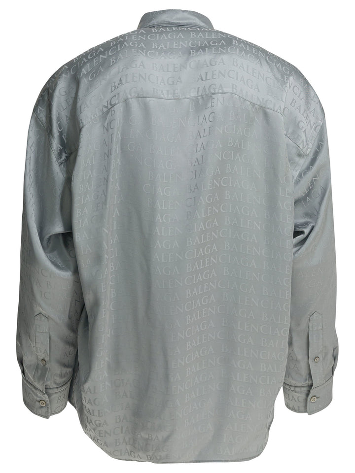 Balenciaga Cocoon Shirts - Grey | e0db377dd2fea740e5c6cb62e353a5911238bc45