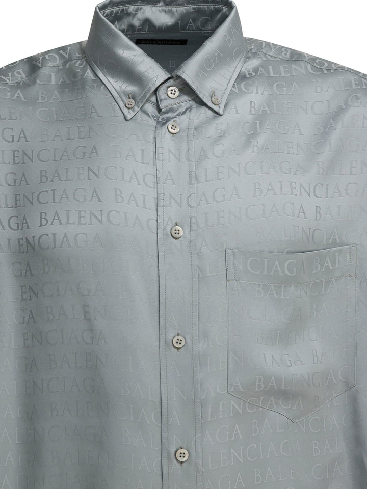 Balenciaga Cocoon Shirts - Grey | 014459355d9ba25f8911654ebe95289d213b2705