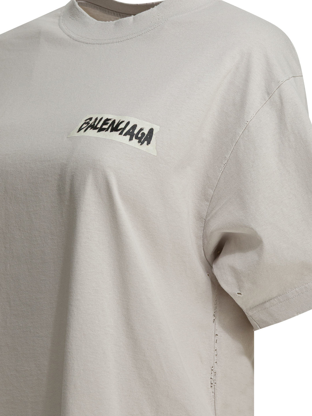 Balenciaga Masking Tape T-shirts - Bianco | 36986081704902ef3f37c5c41300d32382c64eb2