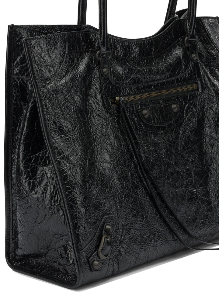 Balenciaga Le City" Medium Shoulder Bag Borse a Spalla e Tracolla - Nero | 6700c4dcb4d533d53cdb94e23e8f23a482a6708e