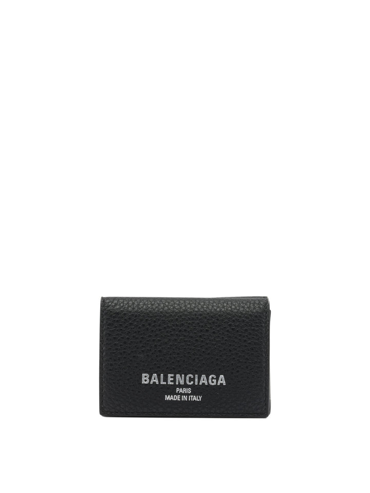 Balenciaga Leather Wallet With Logo Wallets & Card holders - Nero | 1a2f7cef0c7b227ec9b3484ad9d9d09292545afd