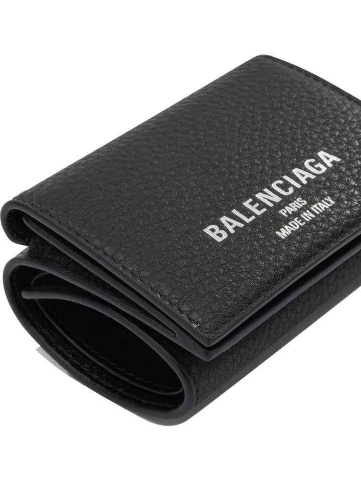 Balenciaga Leather Wallet With Logo Wallets & Card holders - Nero | f4aa13cb306b787ab18866dd9f6c8e547272bdb8