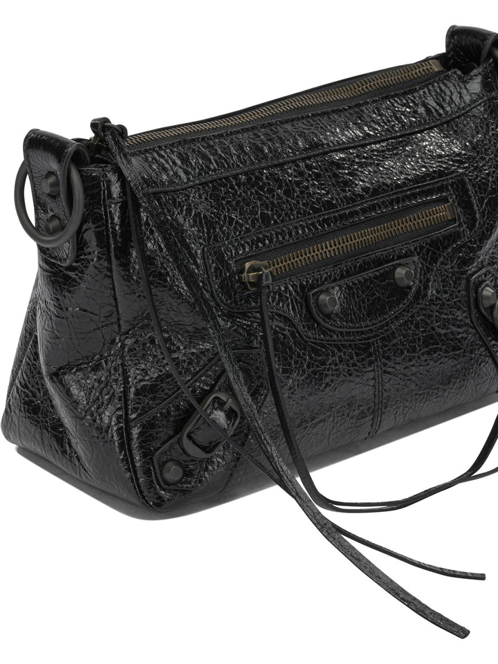 Balenciaga Le City Moto Mini Borse a Spalla e Tracolla - Nero | 7c1c0087673b42cd99558ac37214ebf9fd59591c