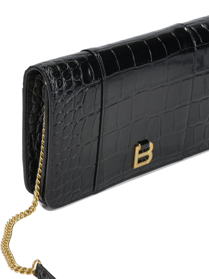Balenciaga Hourglass Pouch - Nero | f2745ffe794a74aca260d3219bed1d51592ef715