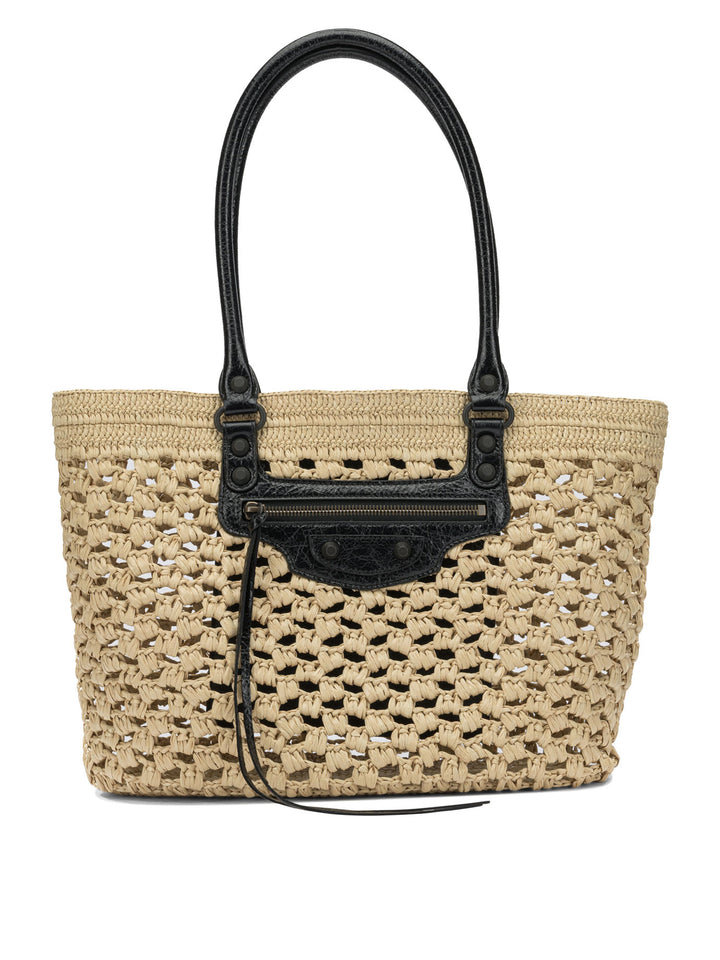 Balenciaga Le City Basket Borse a Spalla e Tracolla - Beige | 240e548a6b9561696ef9e47242705d963142940e