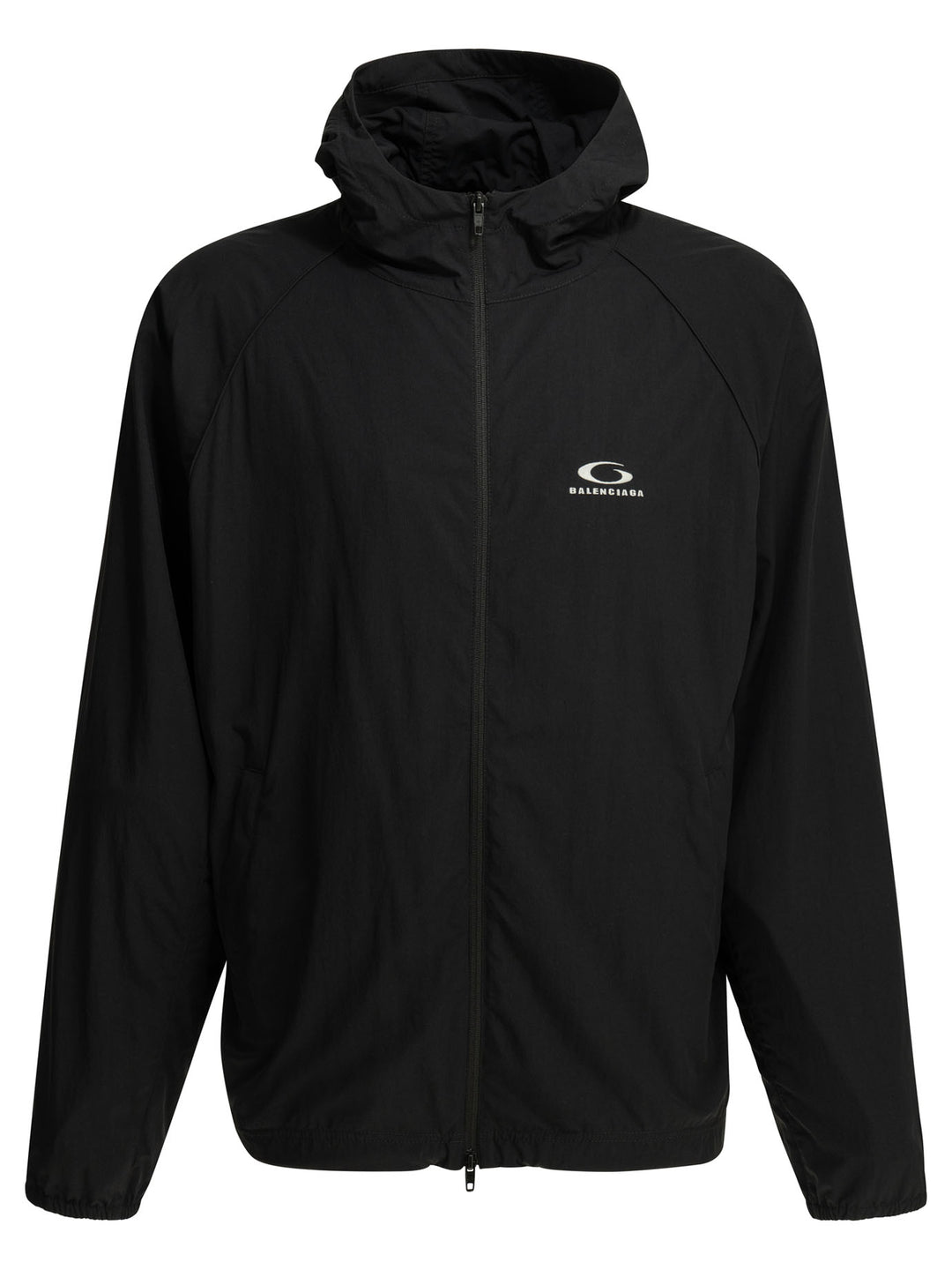 Balenciaga Technical Jacket With Logo Jackets and Coats - Nero | 09e4ce0594e2e8f7226f6bb8f552ba8bb0dfd981