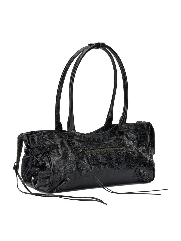 Balenciaga Le City East West Borse a Spalla e Tracolla - Nero | 6406582d3da6b607cd42ae552de093f65b2d7534