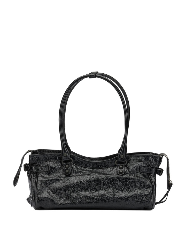 Balenciaga Le City East West Borse a Spalla e Tracolla - Nero | 2de8445d6cd99baefe940b2c5380c3544cbb3f85