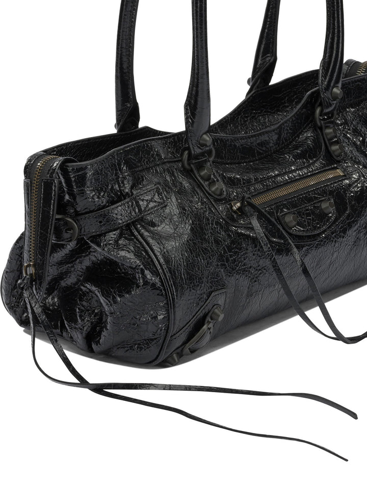 Balenciaga Le City East West Borse a Spalla e Tracolla - Nero | 13a61ebe1fba6f3c9eaae8c43ab434fb24d7b6cc