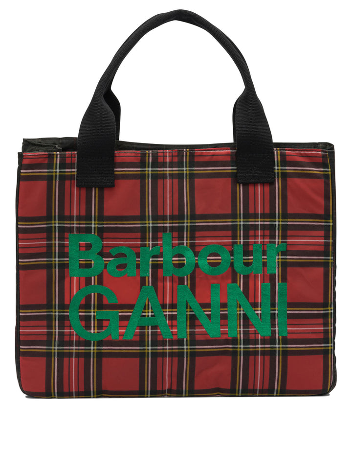 Barbour Barbour X Ganni Hand Bag Handbags - Rosso | 6d7a49eefca216e5e655645139059b9deff9b859