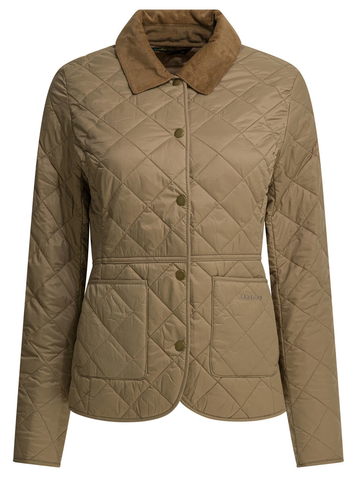 Barbour Deveron Jackets and Coats - Beige | e29ab35777dca9bf9c4e1e0ffc5cdcaabeb85879