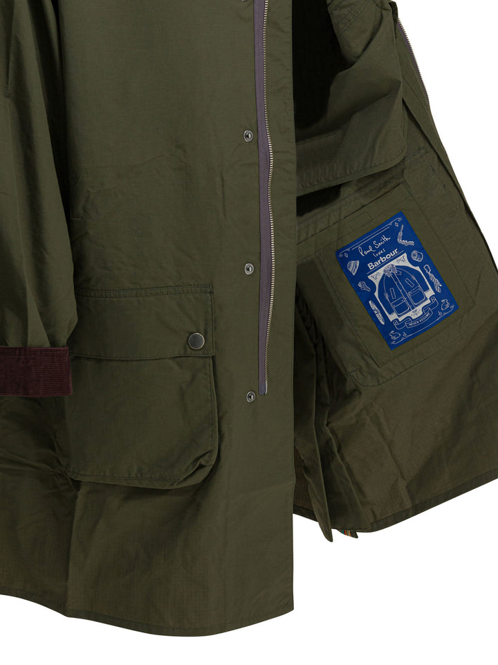 Barbour Parka Barbour X Paul Smith Jackets and Coats - Verde | 671161951c5940ef30c08736e29cdf9ac4fe0b7b