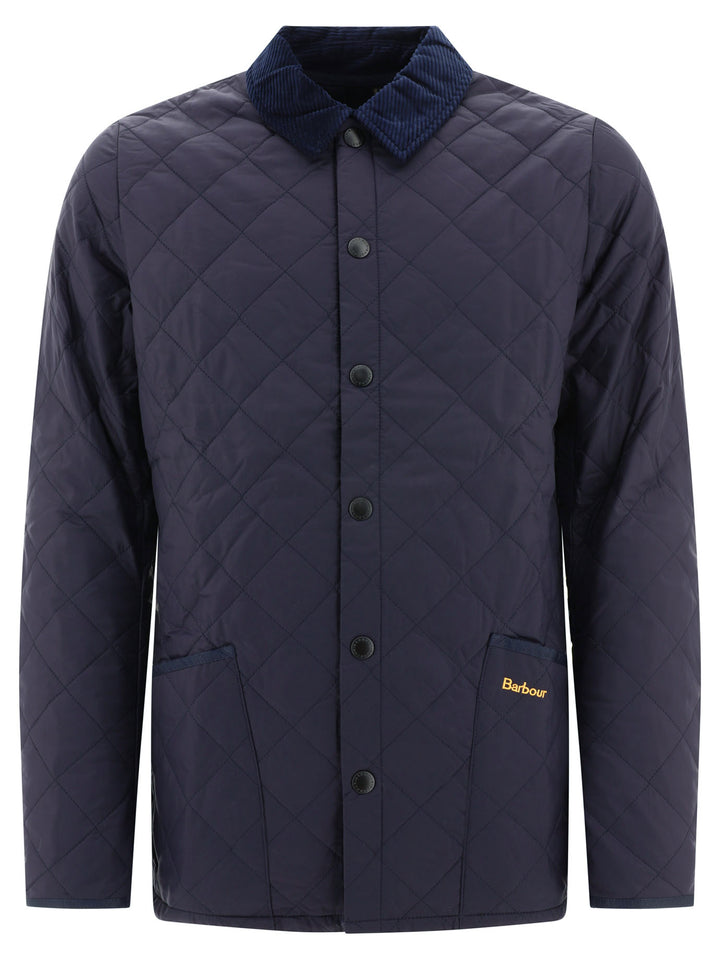 Barbour Heritage Liddesdale Jackets and Coats - Blu | 007fcbde0ee8ee302a387d395d52f5aecc2b605d