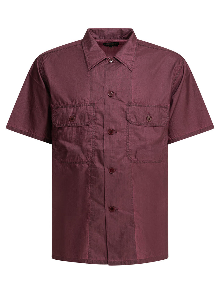 Beams Plus Mil Sht Shirts - Fucsia | c0b1fe6a6d20aef6c3bd78cd69509647b7317f8b