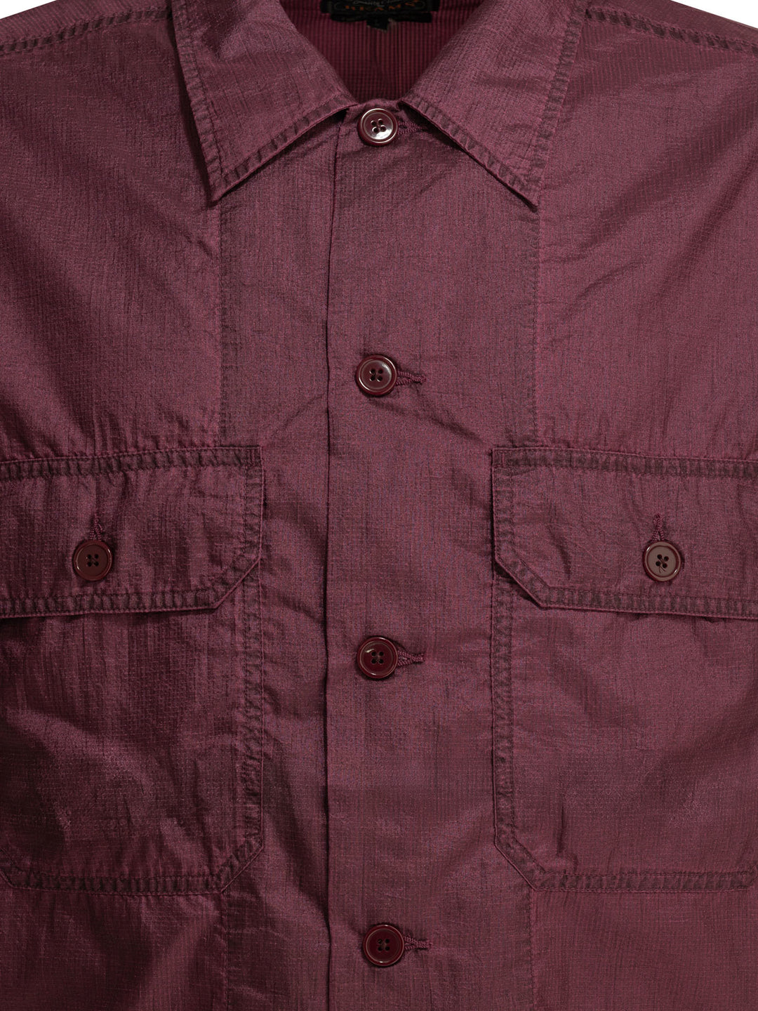 Beams Plus Mil Sht Shirts - Fucsia | b3467c63030165f6ce63e3dd9e640f224254a537