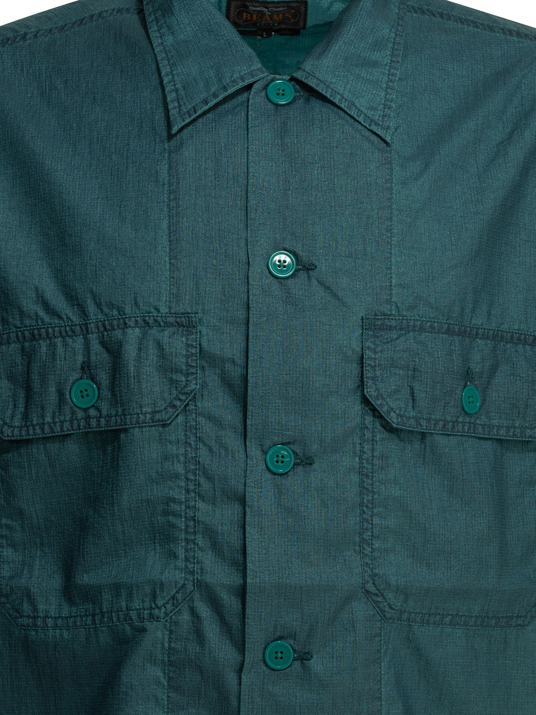 Beams Plus Mil Sht Shirts - Blu | 893f0b63c5bccfd7a9c2bbadbbf3371c2e3c873a
