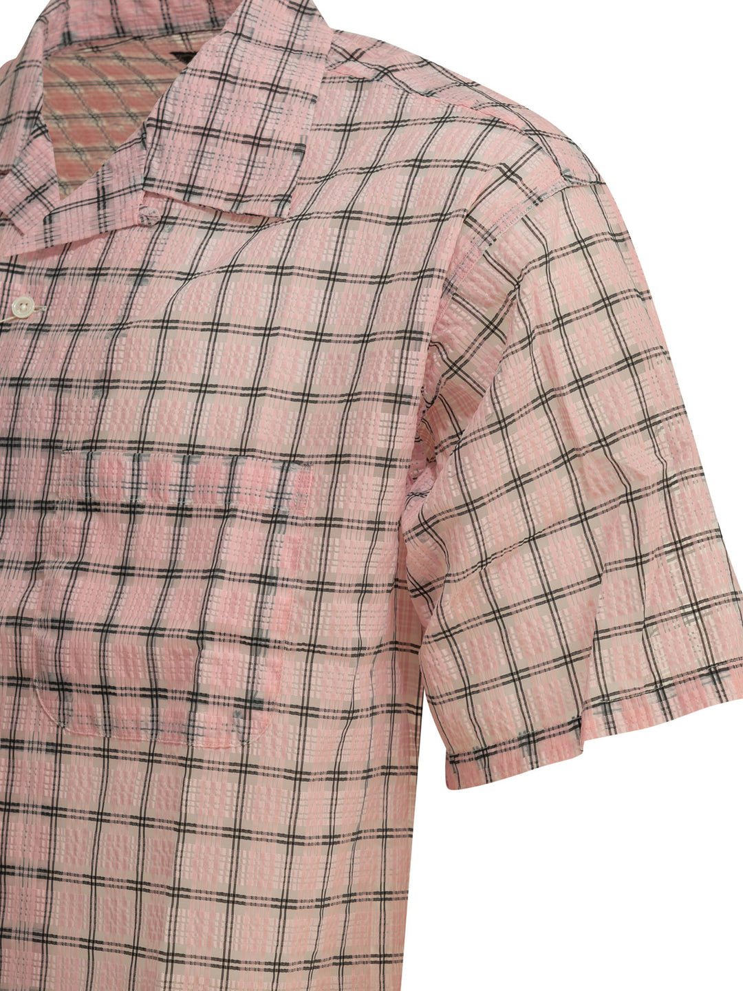 Beams Plus Open Collar Nylon Airy Plaid Shirts - Rosa | b54d598c32b668ea5dfcde0f2c68bff4dcfed107