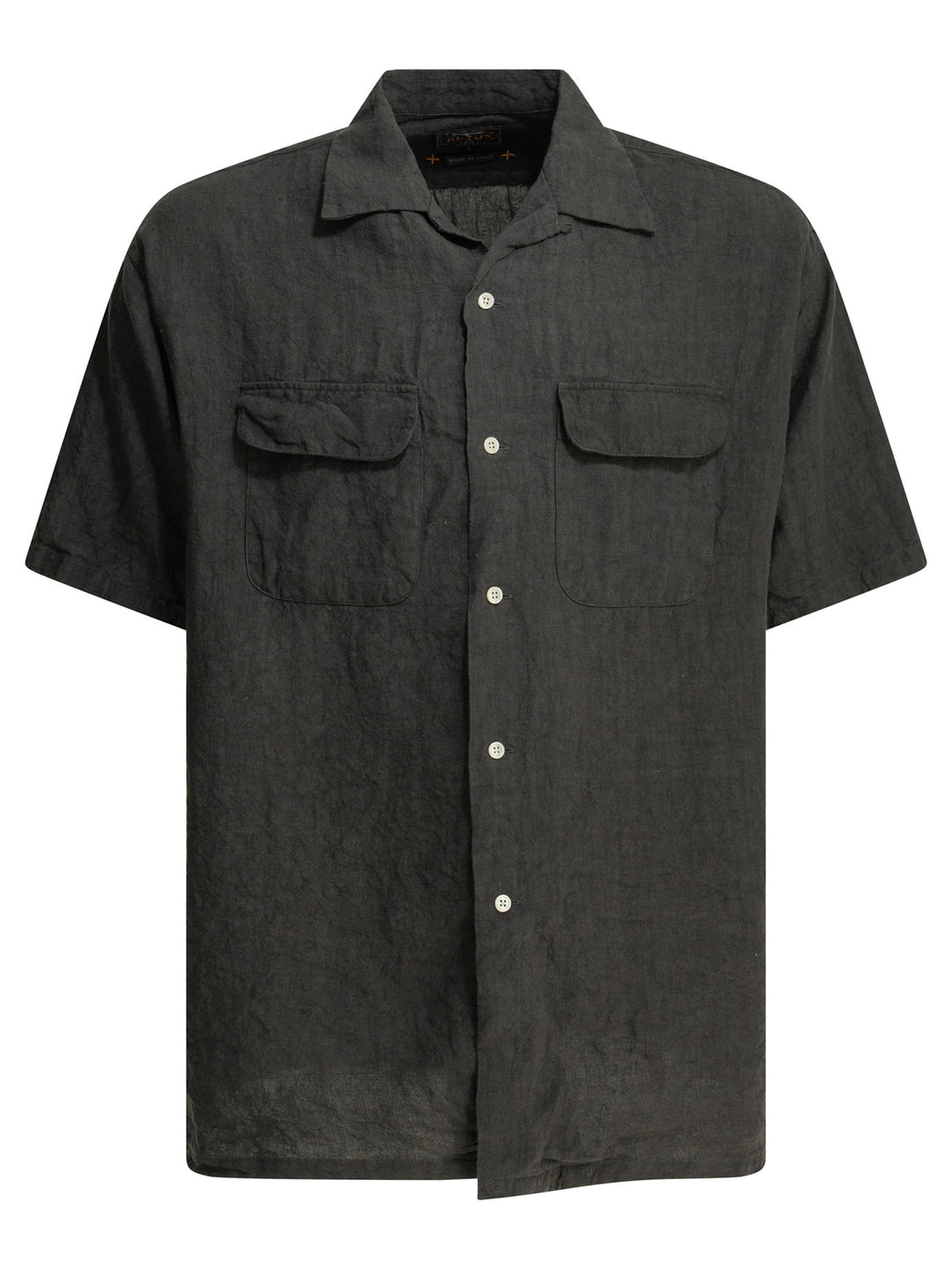 Beams Plus Casual Linen Shirt Shirts - Marrone | 35964dbb35226bd1daa33ef569599f88653ab59c