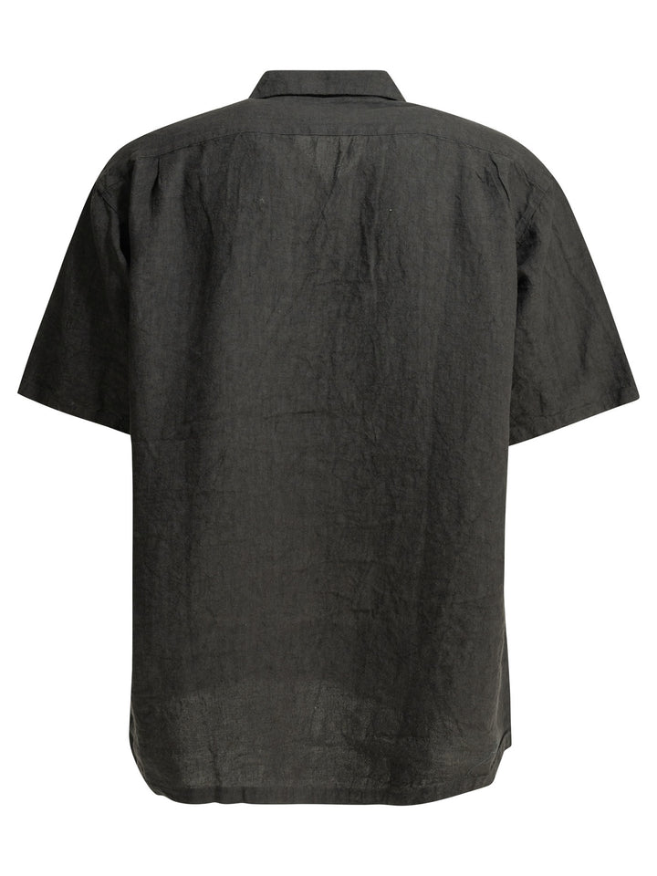 Beams Plus Casual Linen Shirt Shirts - Marrone | 88936c7a96c8176fe09fc9e47acc8fffcbc9fb32