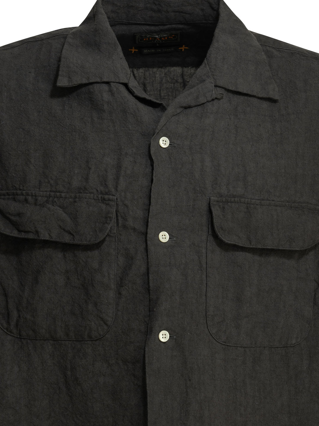 Beams Plus Casual Linen Shirt Shirts - Marrone | 3326fae8dbd7e3a488833f79711f696b05f20283