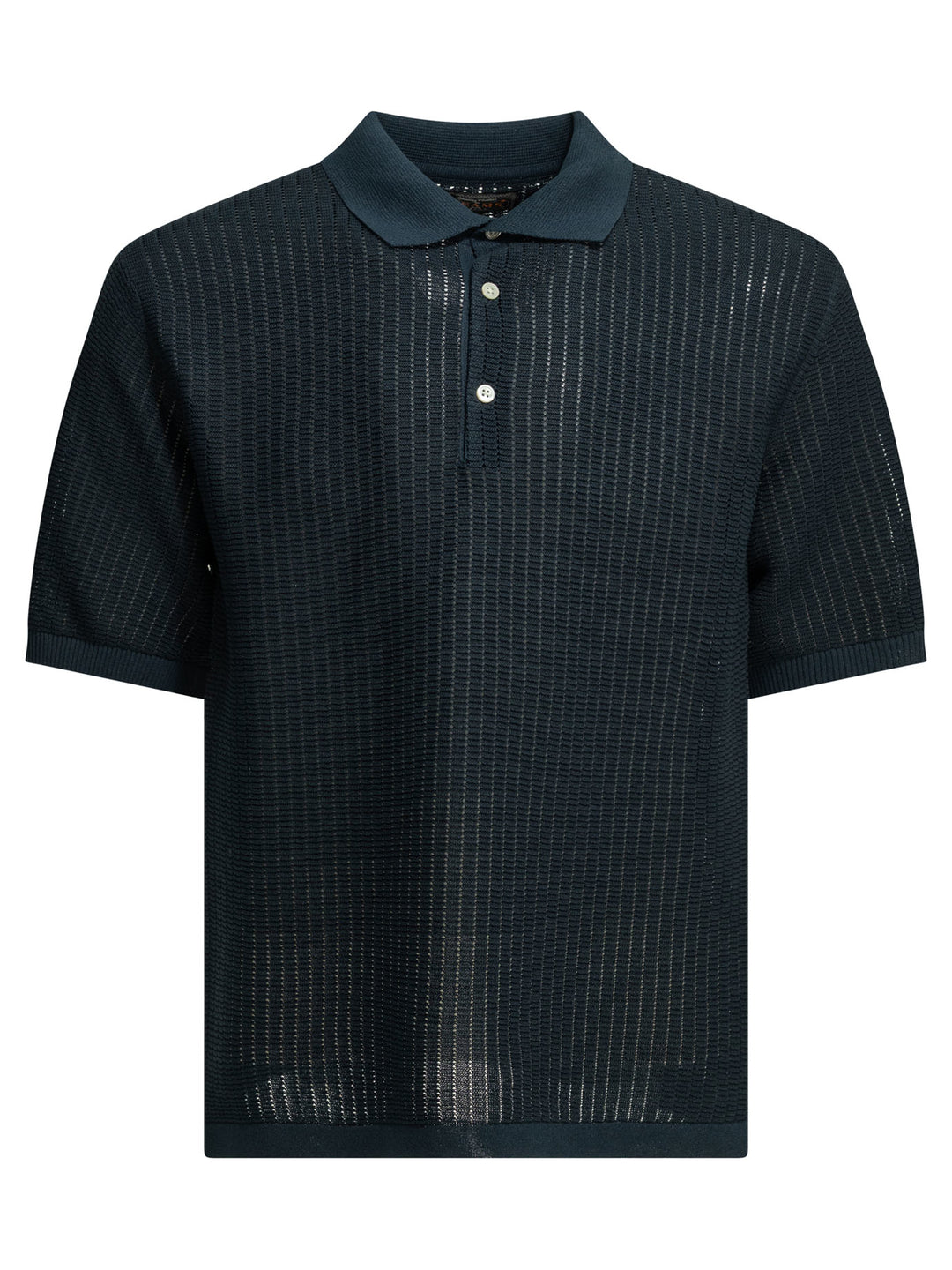 Beams Plus Polo Shirt With Buttons Made Of Washi Yarn Polo shirts - Blu | 00bd252bbe74948458048b10f0422ed7c1e0a0bf
