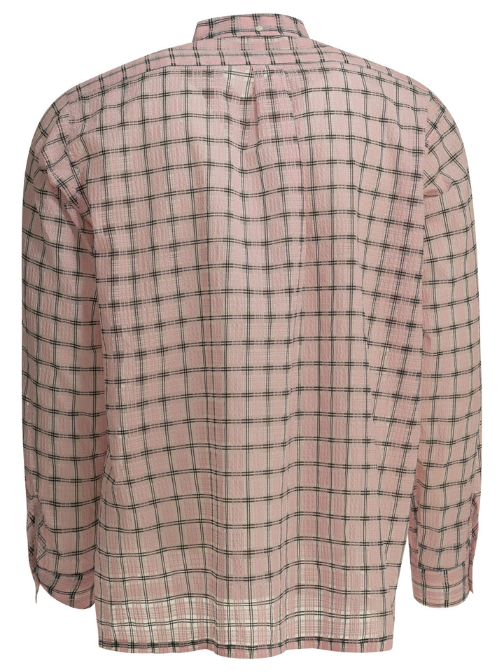 Beams Plus Open Bd Nylon Airy Plaid Shirts - Rosa | a9fff2c5e84025cb96e6e55987571f2facc2c215