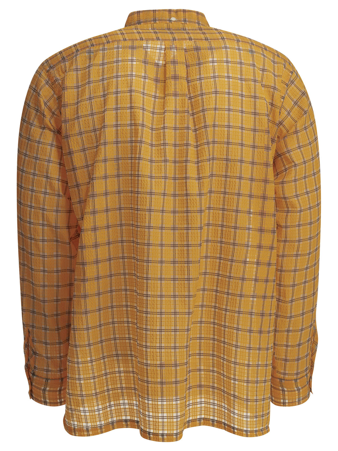 Beams Plus Open Db Nylon Airy Plaid Shirts - Arancione | ad8c0117ec0bca8a37a684e6a8ac655bd47e56d1