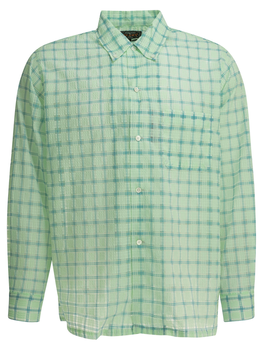 Beams Plus Open Bd Nylon Airy Plaid Shirts - Verde | 0e1808734c4e1795206ae5d8761ea7bc766ce5de
