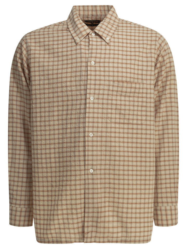 Beams Plus Open Bd Sucker Shirts - Arancione | e9e6c100e06d1ae83ab369347a7924387c968440