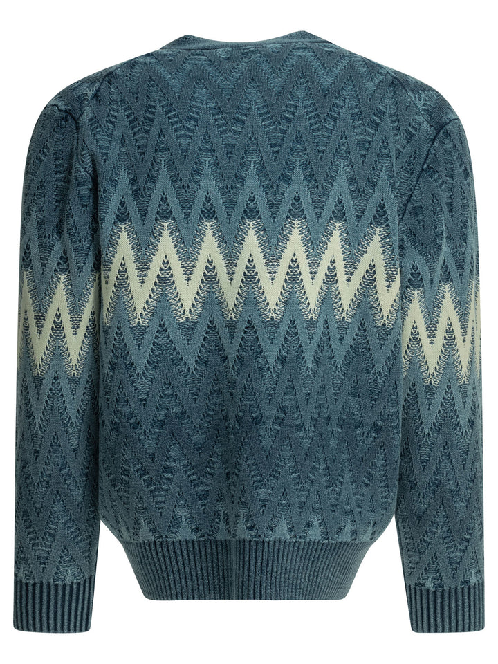 Beams Plus Indigo Yarn Knitwear - Blu | e1e7bda167a10636bf3ad3a8d610793a7c551afc