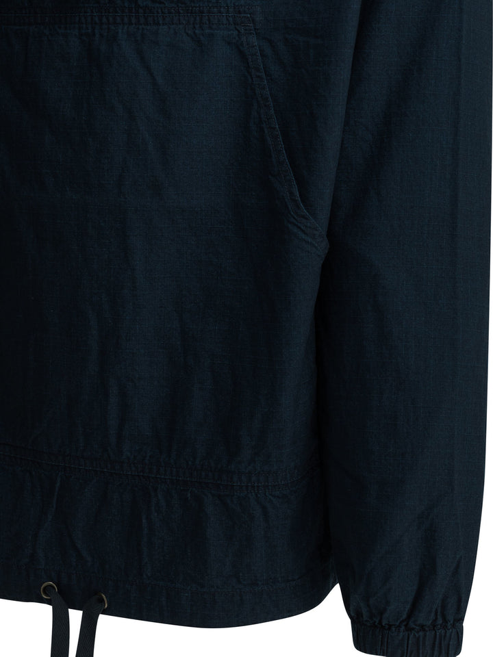Beams Plus Mil Smock Ripstop Jackets and Coats - Blu | 2138ae79bac242357b211313e34af1f687a1ed3d