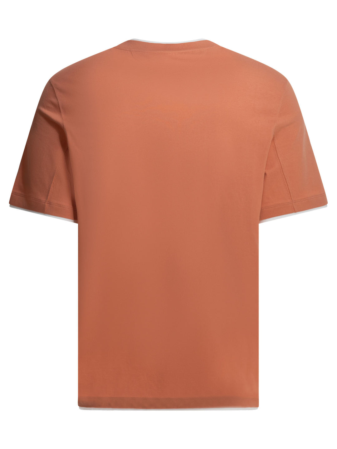 Brunello Cucinelli Faux Layering T-shirts - Arancione | 9aacd49b7349fbeced080e887b7fdeb67d83e5a5
