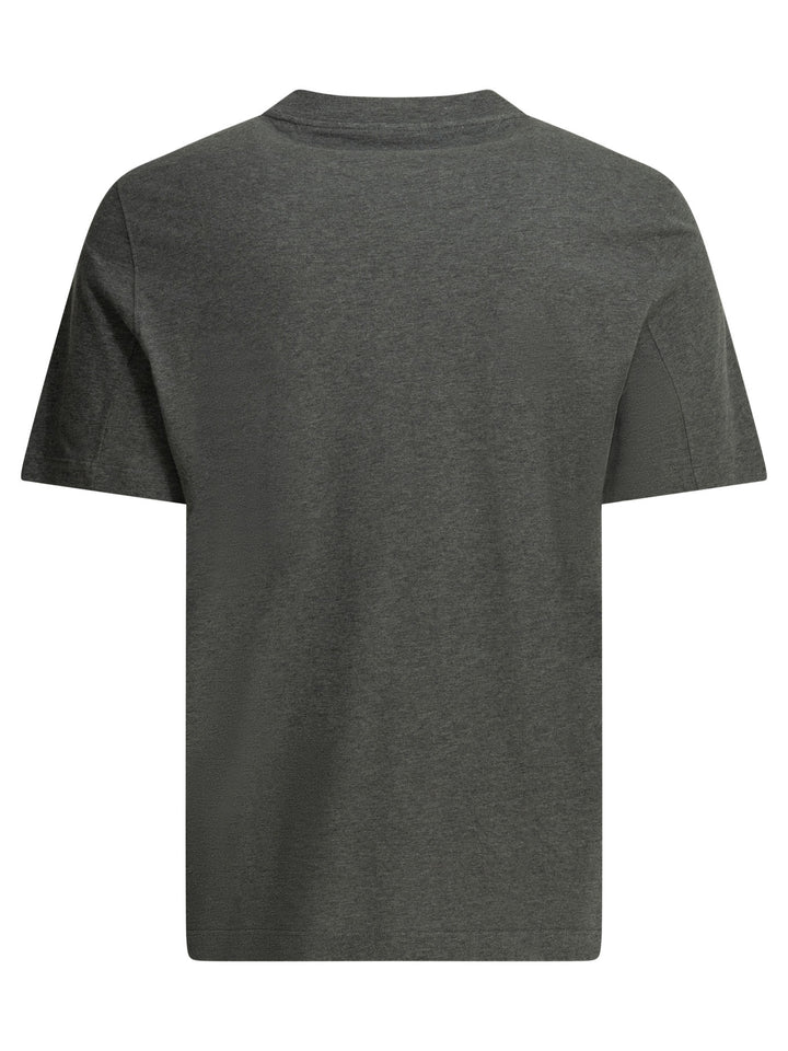Brunello Cucinelli Crew-Neck T-Shirt With Print Knitwear - Grey | 3a5ea7d4da67c7439077fd3f2f9bb8caaa0acbac
