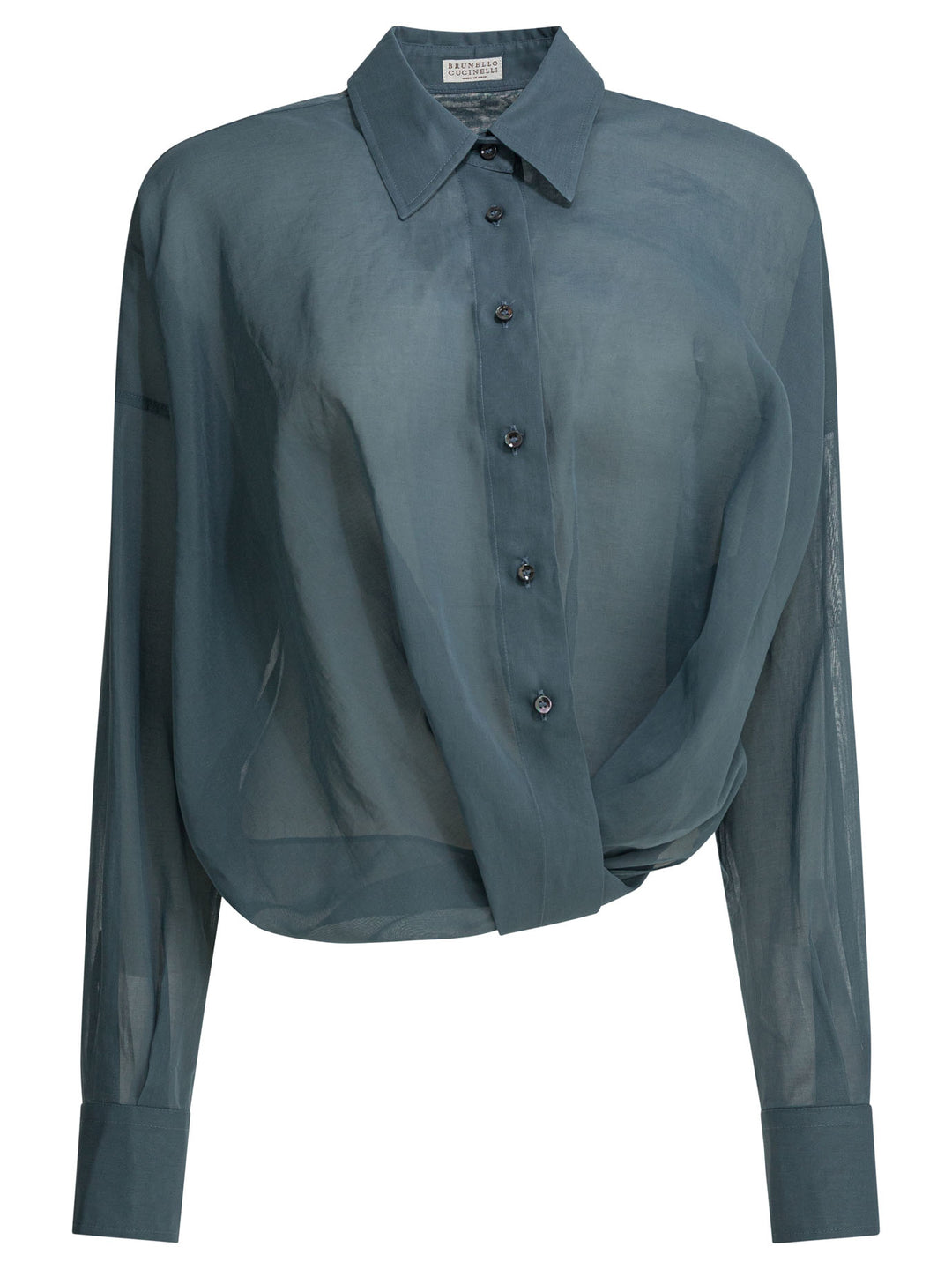Brunello Cucinelli  Shirts - Blu | 4decf1032496eefef523736de506c56d7ba347e2