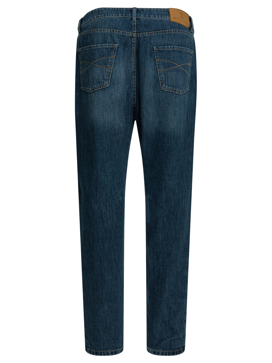 Brunello Cucinelli Straight-Leg Jeans - Blu | 599657f84e03b0e98eef9f5442c73a367bdaec55