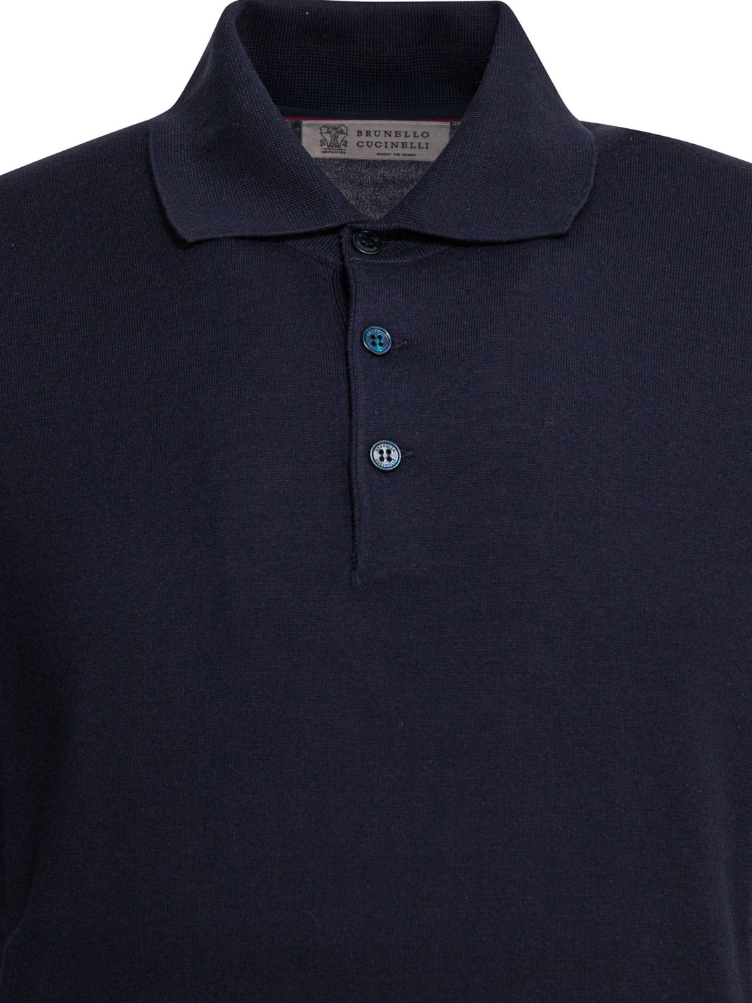 Brunello Cucinelli Cotton Button-Down Polo Shirt Polo shirts - Blu | ba426eef32fd5a81b0a534857ab2bc40bd07a0ce