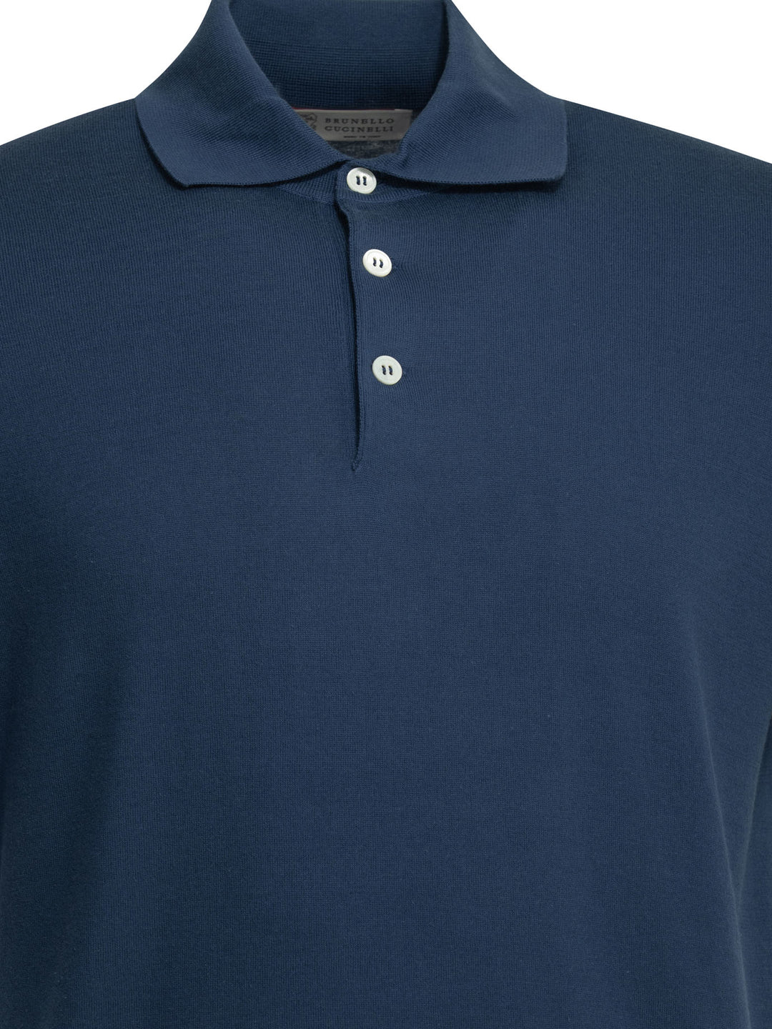 Brunello Cucinelli Polo Shirt With Buttons Polo shirts - Blu | 97dc4d7a7872b63b6eaab67106d8ea634a269029