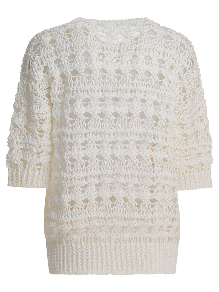 Brunello Cucinelli  Knitwear - Bianco | aa98a21e0974b9b4fbf35d3bf48e8a7147d4e3e3