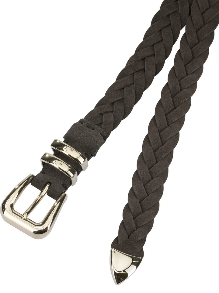 Brunello Cucinelli Suede Leather Belt Cinture - Marrone | bbdac44fa047acd69fc1325e555d95e3ab7a04d9