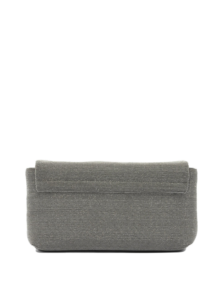 Brunello Cucinelli Flap Precious Borse a Tracolla - Marrone | 7396d006a676153698296e88b619b97f1457c2c5