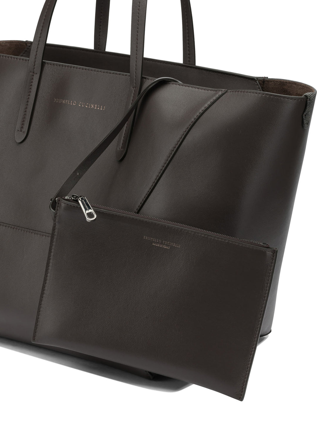 Brunello Cucinelli Bc Duo Borse a Spalla e Tracolla - Marrone | d2d66073bc97b52a923e364541d149e58fe9d8fd
