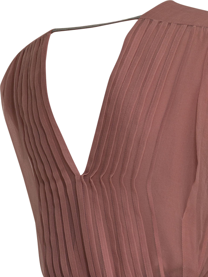 Brunello Cucinelli Precious Strap Abiti - Rosa | 59db90b4ba0d29faa4ac946f24dc7dd0ada816f2