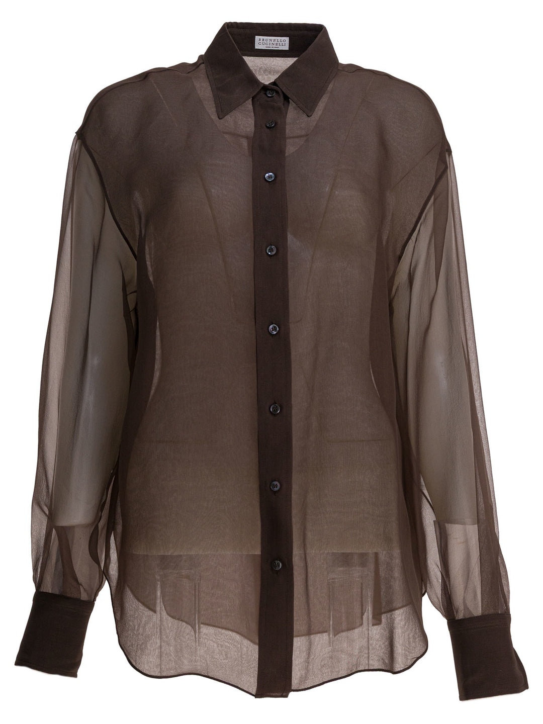 Brunello Cucinelli Crispy Shirts - Marrone | a1504fca99946617a31b408d21b739f6f8c7d083
