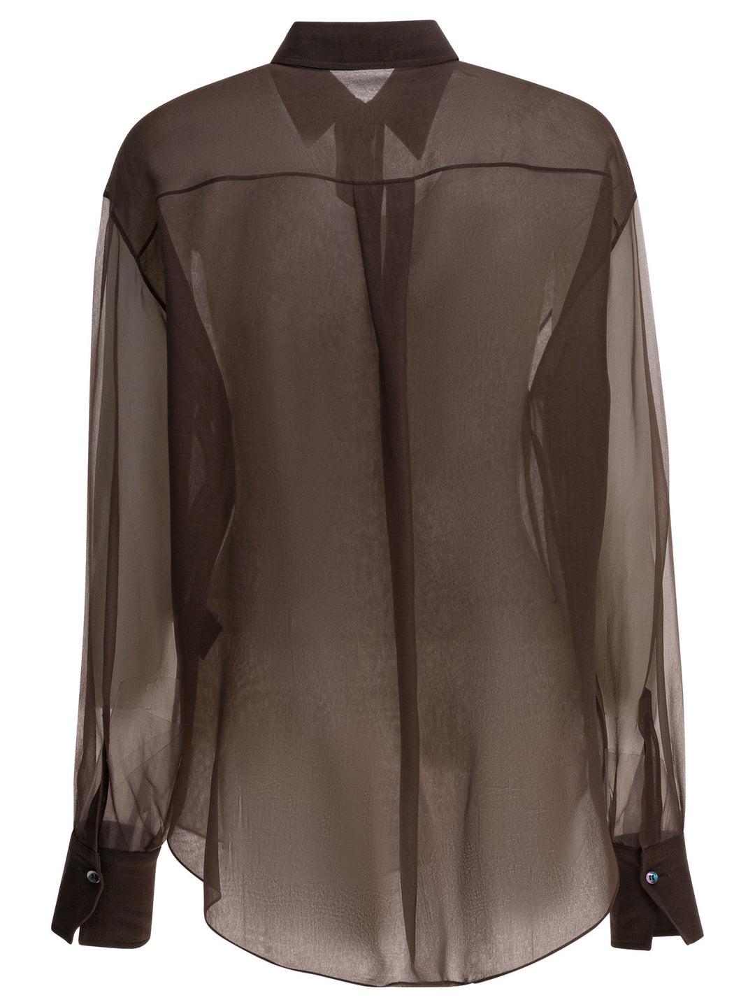 Brunello Cucinelli Crispy Shirts - Marrone | 48fa70c5f34ada0f613f948e72dad7ea175913af