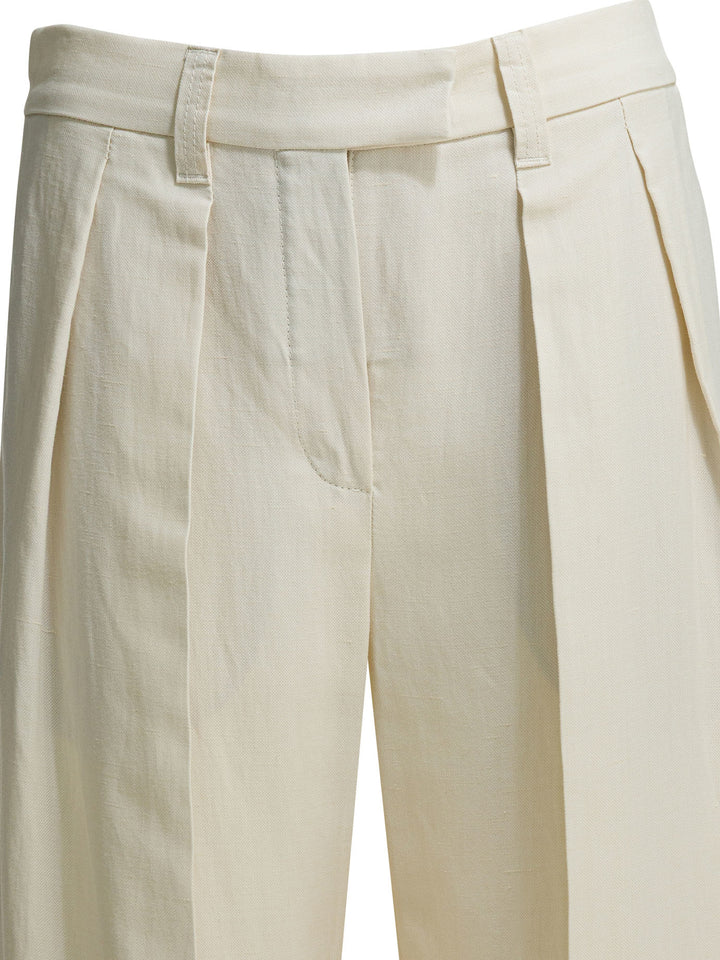 Brunello Cucinelli Tailored Pants Trousers - Bianco | 75f9fbda325b6abff9be09dca785f2206e62d714