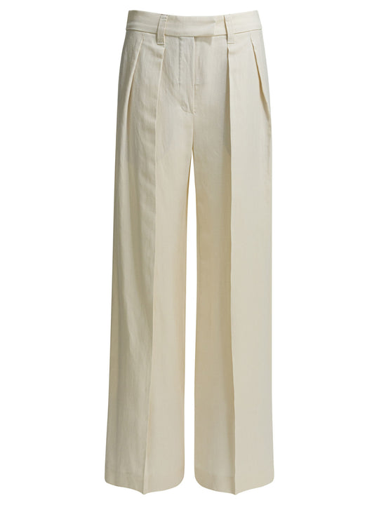 Tailored Pants Trousers Bianco